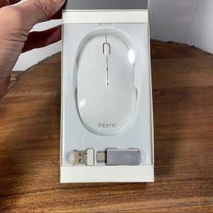IHome a wireless mouse computer white